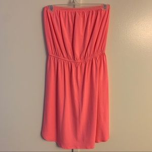 Old Navy Strapless Tube Top Dress Cover Up Pink S